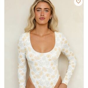 Floral Long Sleeve Bodysuit